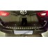 Накладка на задний бампер (carbon) Toyota Auris 5D (2013-) бренд – Alu-Frost (Польша) дополнительное фото – 4